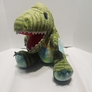 Walgreens Green Dinosaur Plush Hug Me Tyrannosaurus Rex 10" stuffed animal